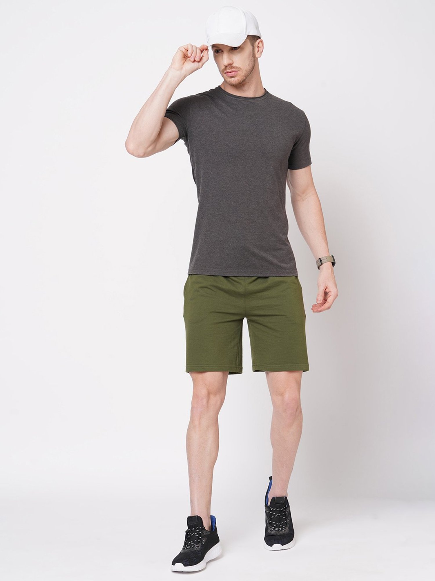 Fitz Green Slim Fit Shorts