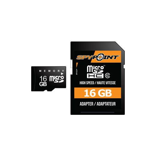 SPYPOINT MICROSD16GB SPYPOINT TRAIL CAM 16GB SD CARD/MICRO SD CLASS 10