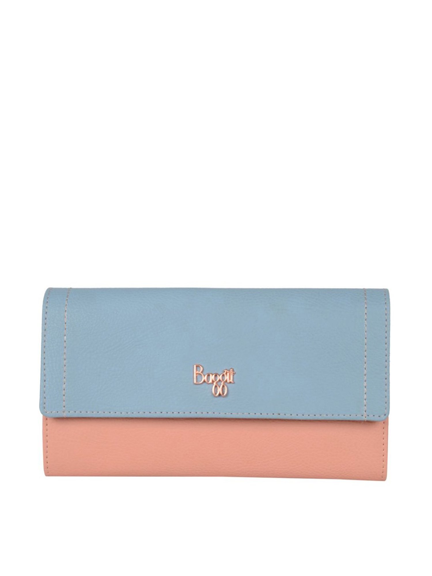 Baggit Pink Color Block Wallet for Women