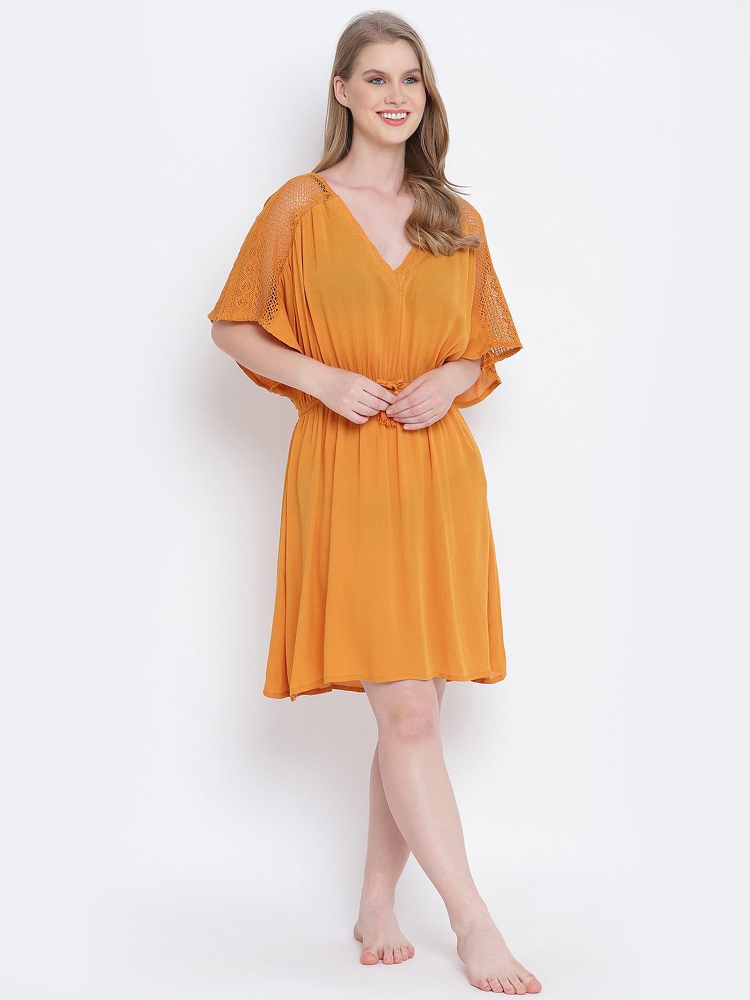 Oxolloxo Mustard Night Dress