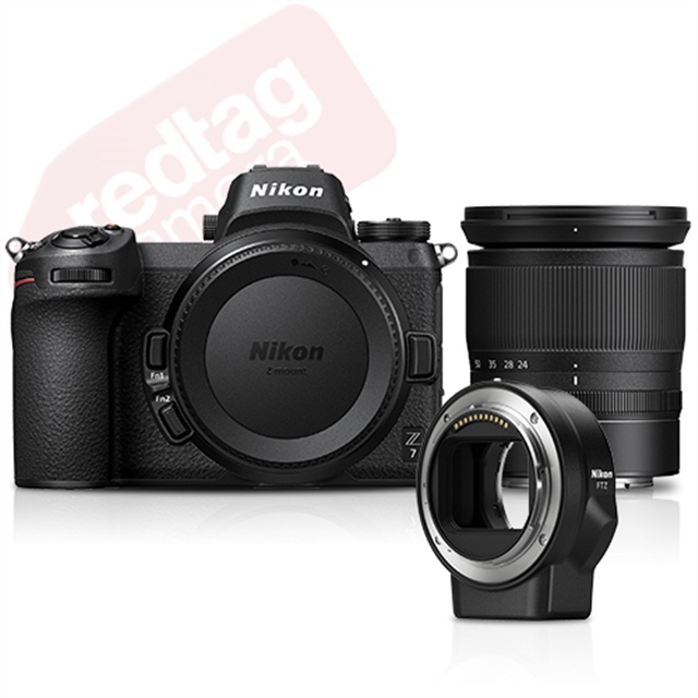 Nikon Z 7 Mirrorless Digital Camera with 24-70mm Lens & FTZ Mount Adapter Kit