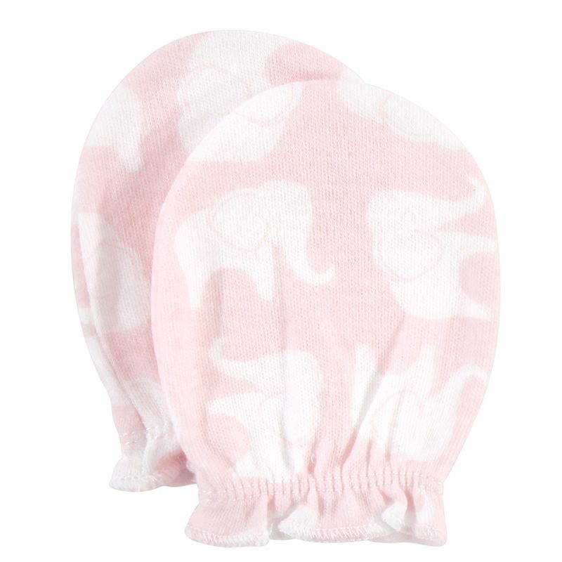 Luvable Friends Baby Cotton Scratch Mittens 4pk, Owl, One Size