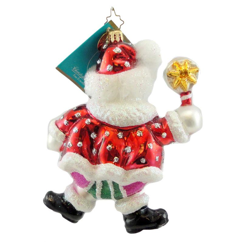 Christopher Radko Peppermint Joy Ornament Snowman Candy  -  Tree Ornaments