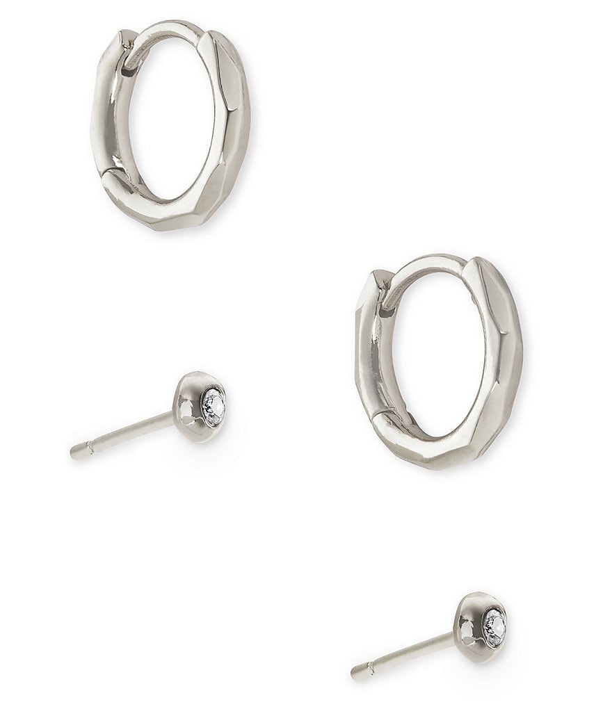 Kendra Scott Addison Huggie and Stud Earring Set