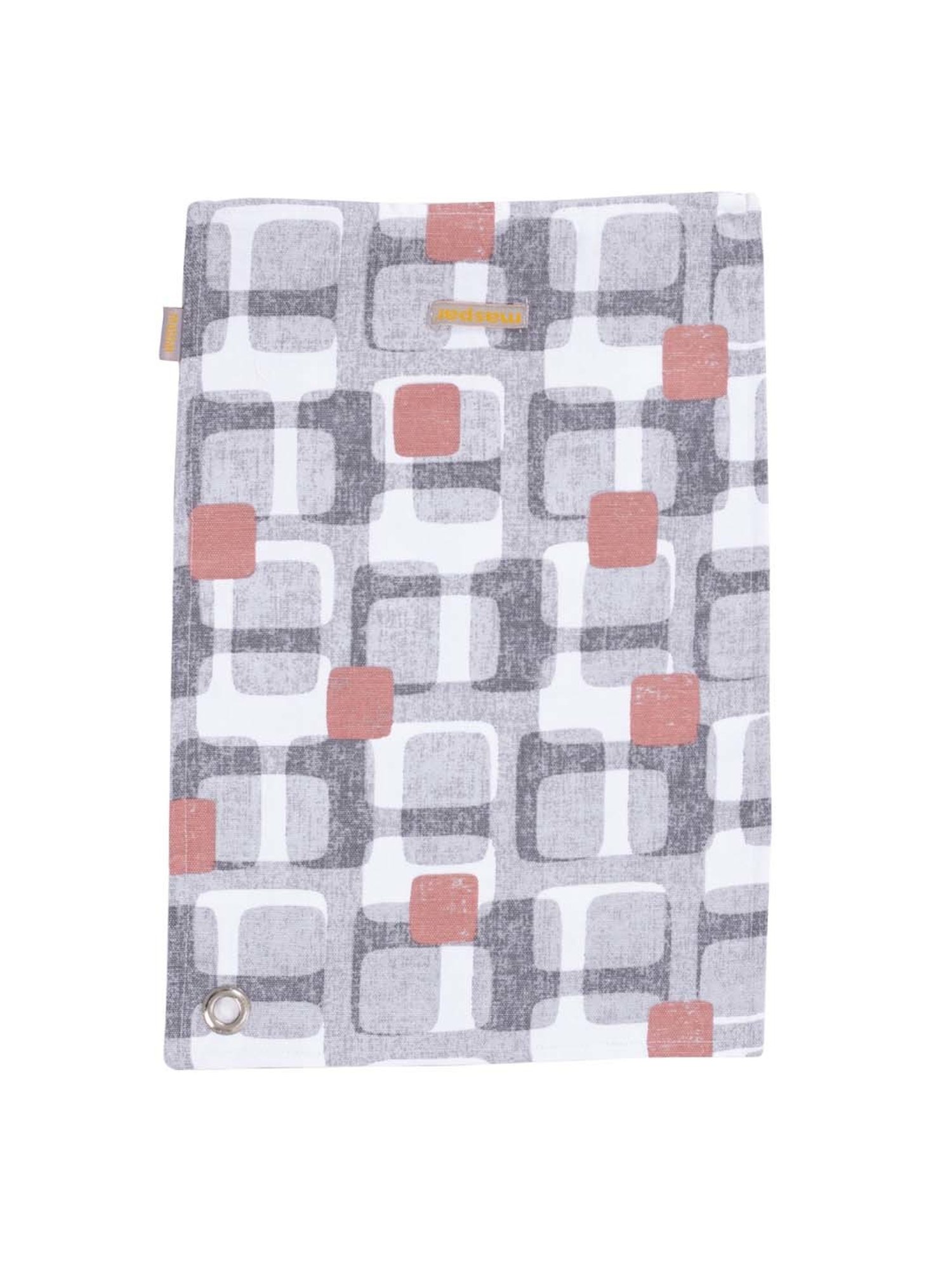 Maspar Grey & Red 100% Cotton 225 GSM Table Linen Set