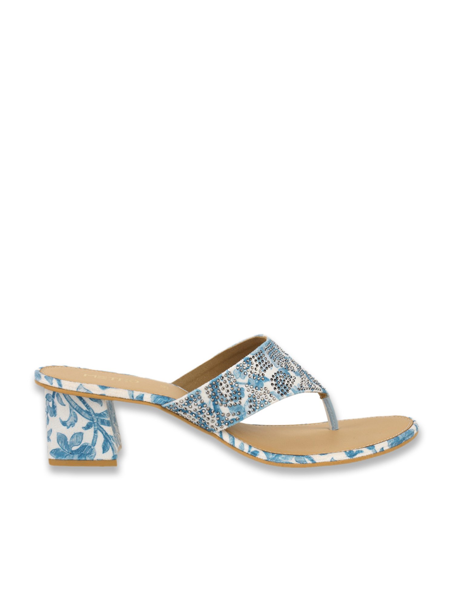 Metro Women's Blue Thong Sandals