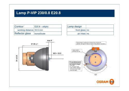 Original OSRAM P-VIP Projector Bare Bulb/Lamp for OPTOMA SP.8MQ01GC01 / BL-FP230J/SP8MQ01GC01 / BLFP230J/HD20/HD20-LV/HD200X/HD21/THEME-S HD23/HD200X-LV