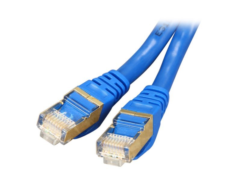 Rosewill RCW-10-CAT7-BL 10 ft. Twisted Pair (S/STP) Networking Cable