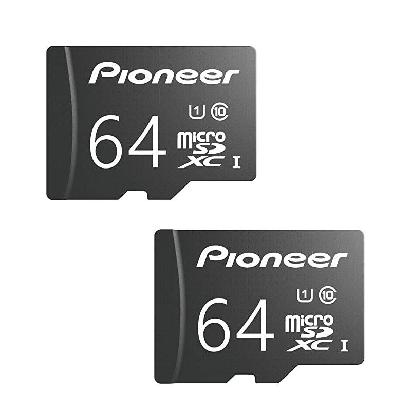 64GB microSD Classic with Adapter C10 U1 Full HD Memory Card 2 Pack