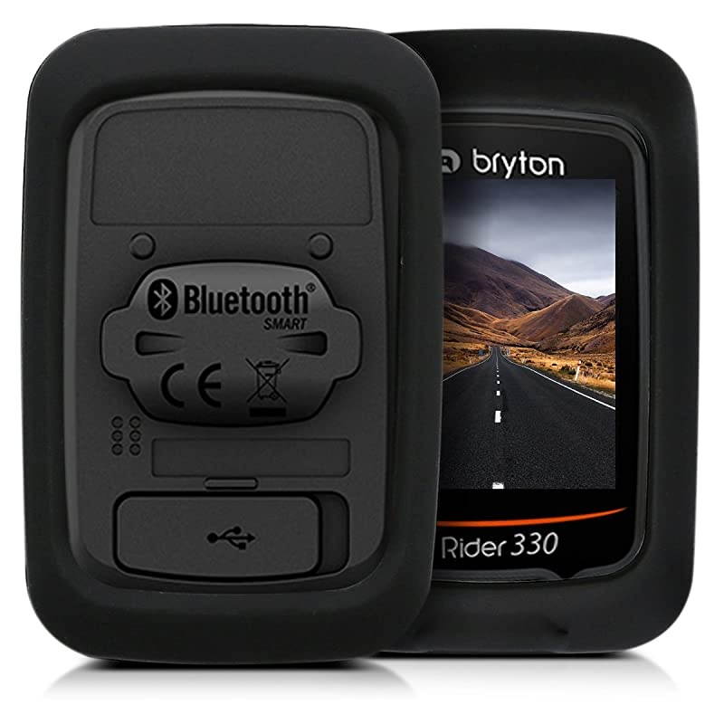Case Compatible with Bryton Rider 310330 Soft Silicone Bike GPS Navigation System Protective Cover Black