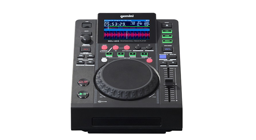 Gemini MDJ-600 Professional USB and CD Media Player