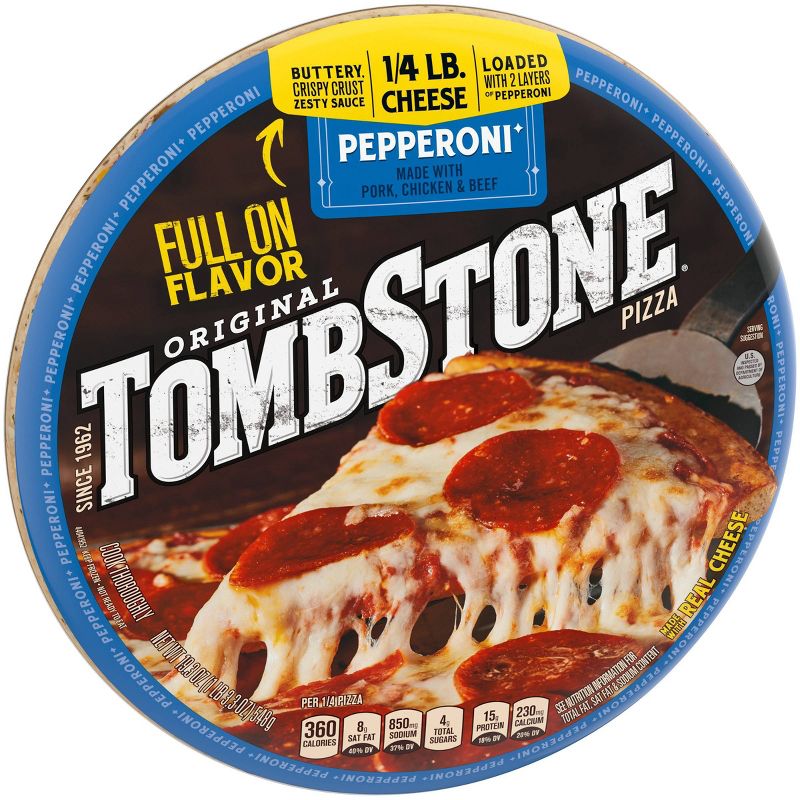 Tombstone Original Pepperoni Frozen Pizza - 19.3oz