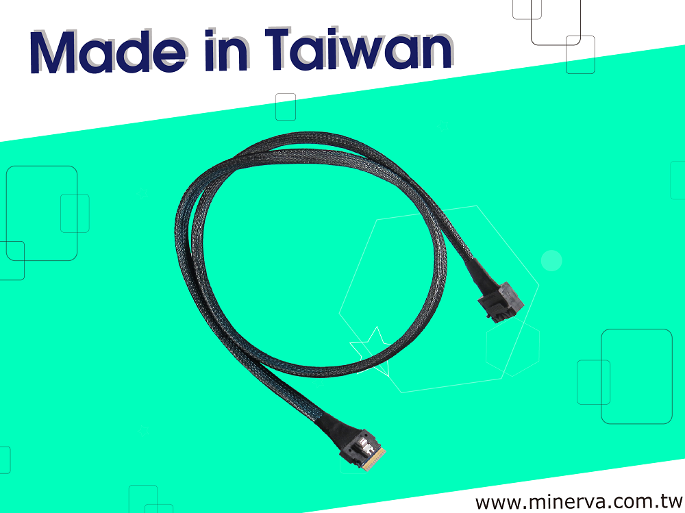 Mini SAS HD (SFF-8643) 8-Lane to Slimline SAS (SFF-8654) 8-Lane Cable for RSP3TD160F