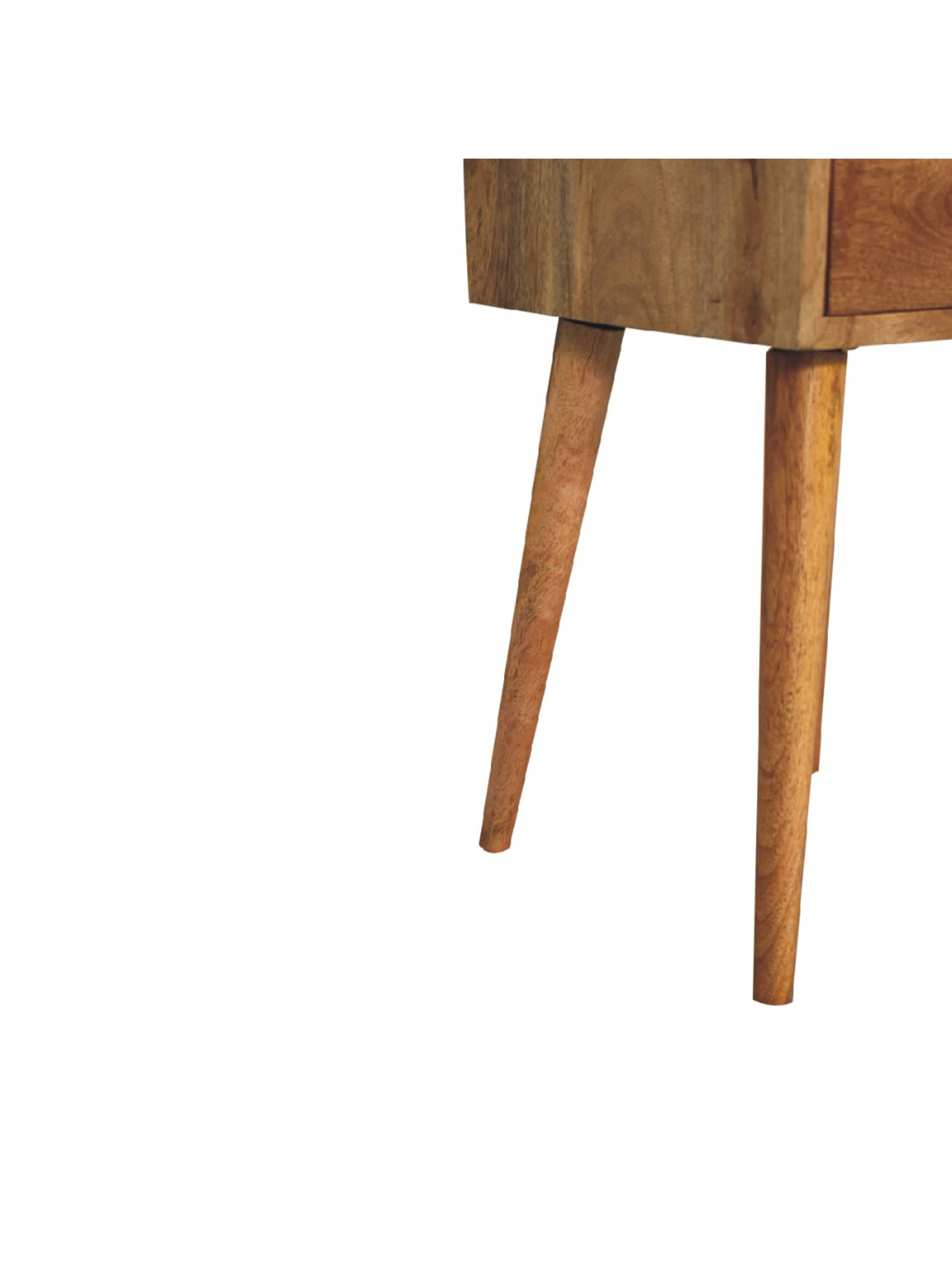 Ikiriya Avina Solid Dark Brown Wood End Table