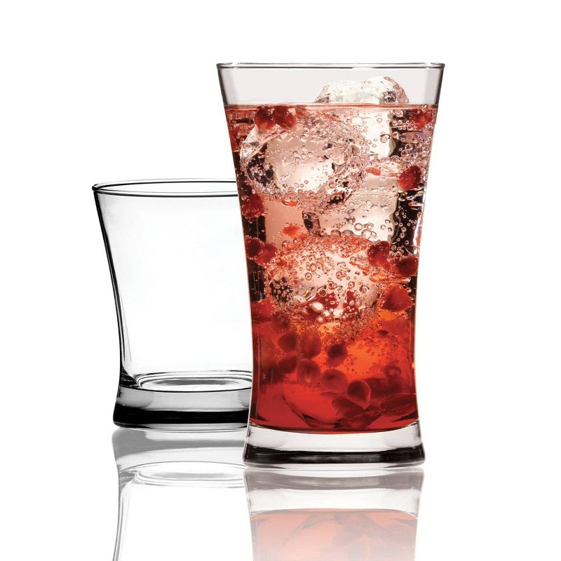 Anchor 16pc Glass Linden Drinkware Set