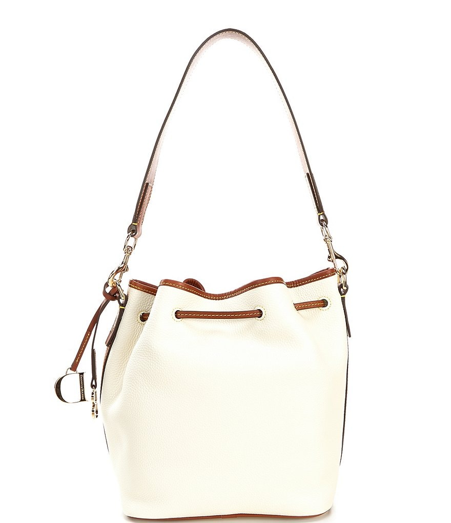 Dooney & Bourke Saffiano Collection Drawstring Bucket Bag