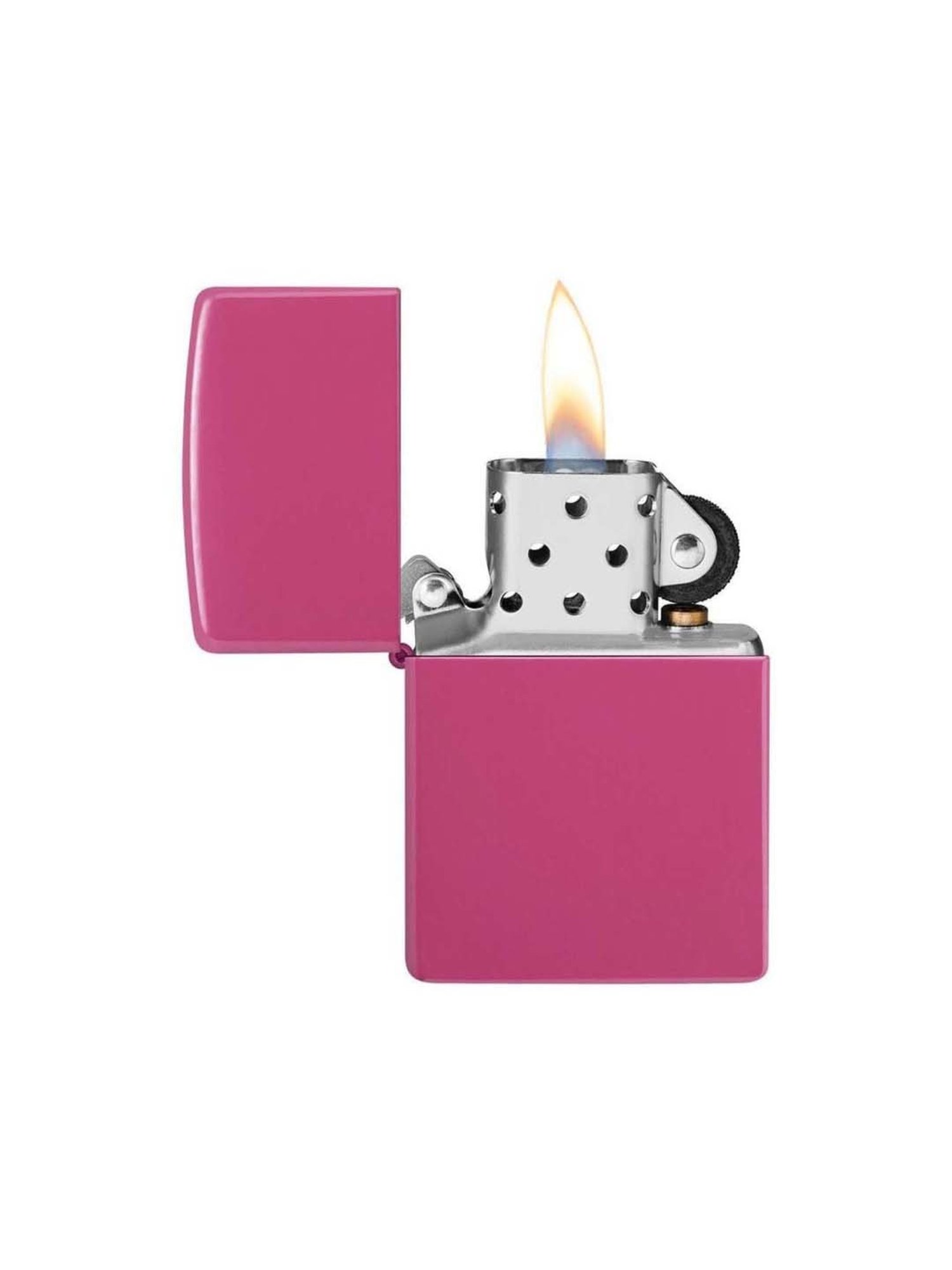 Zippo Magenta Brass Classic Frequency Windproof Pocket Lighter