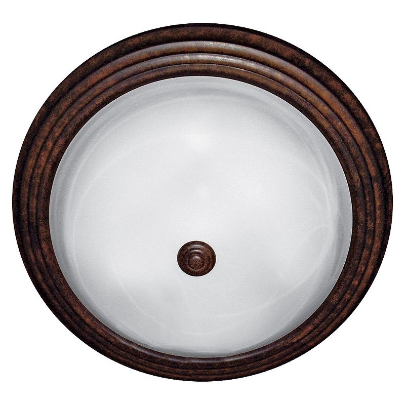 Yosemite 3 Light Flush Mount - Dark Brown