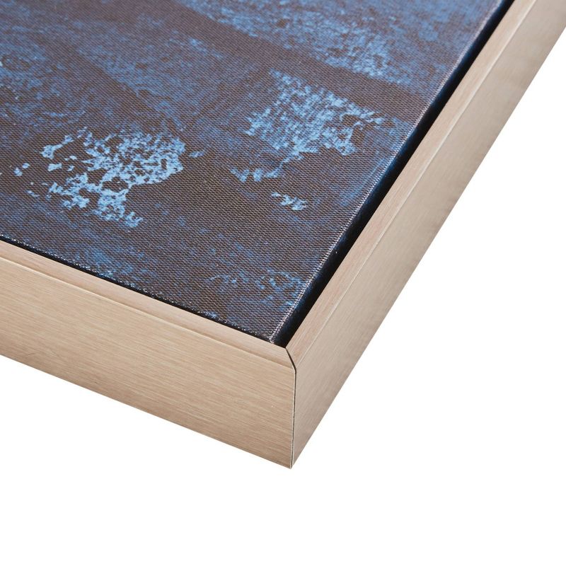 Squall Framed Canvas Art Blue - Martha Stewart