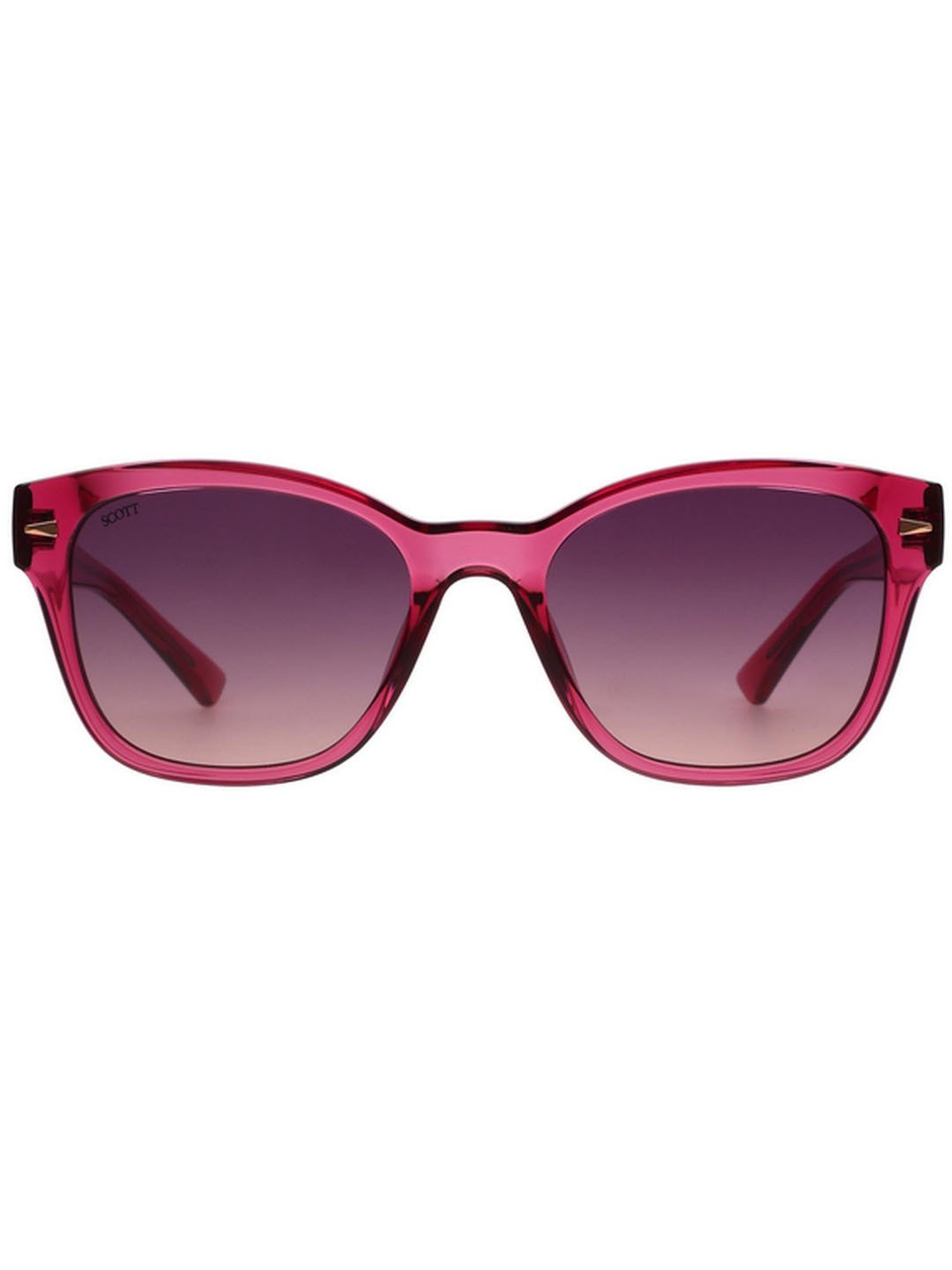 SCOTT Pink Wayfarer UV Protection Unisex Sunglasses