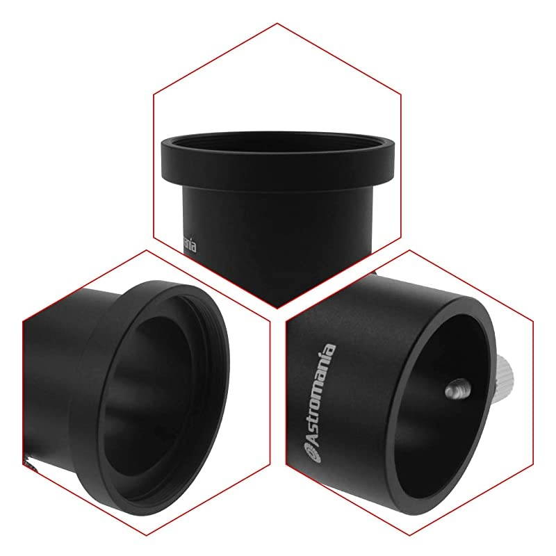 M42X075 Female Thread to 125 Adapter Connecting to a Filter Wheel to Another Adapter with T2 Thread with an Offaxis Guider for Astrophotography or Visual observing