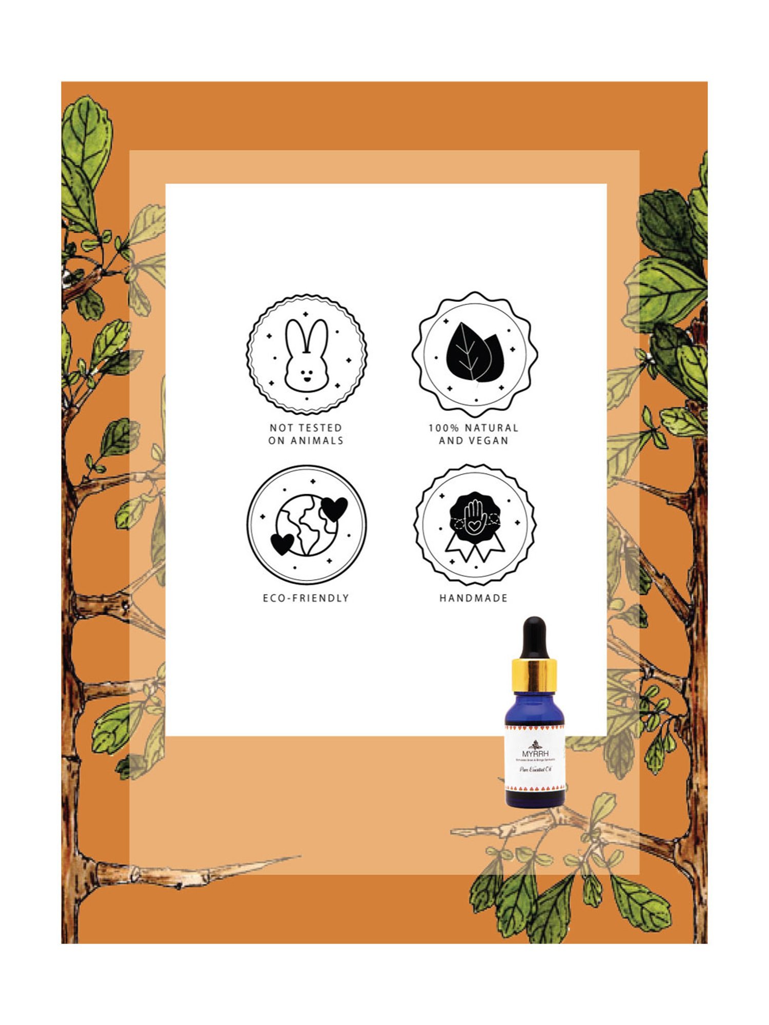 Holistic Healings By Shaveta Myrrh Essential Oil - 15 ml