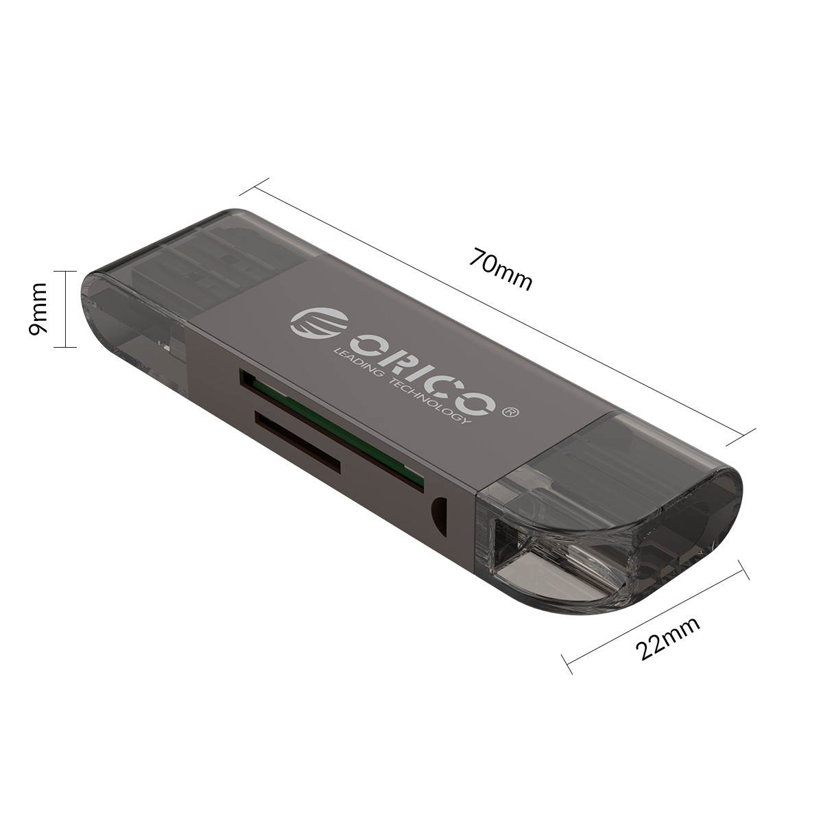 ORICO USB 3.0 Type C Card Reader Micro SD TF OTG High-speed Smart Memory Card Adapter for Phone Laptop Computer Accessories