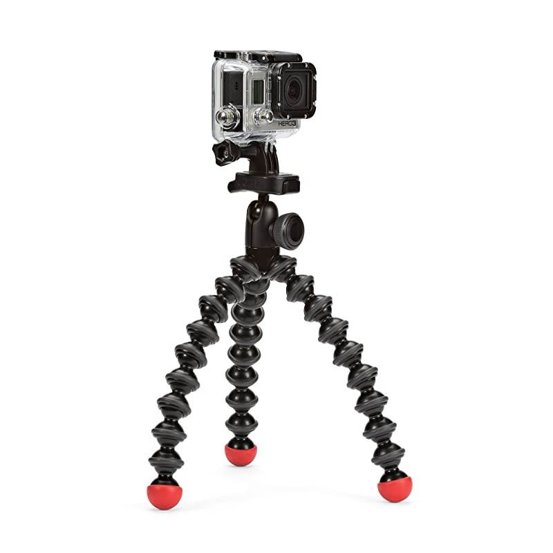 GorillaPod Action Video Tripod A Strong Flexible Lightweight Tripod for GoPro HERO6 Black GoPro HERO5 Black GoPro HERO5 Session Contour and Sony Action Cam