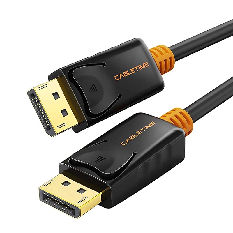 DisplayPort to DisplayPort Cable 6ft  DP 12 Cable 4K60Hz 2K165Hz 2K144Hz for Laptop PC TV Gaming Monitor Cable and etc