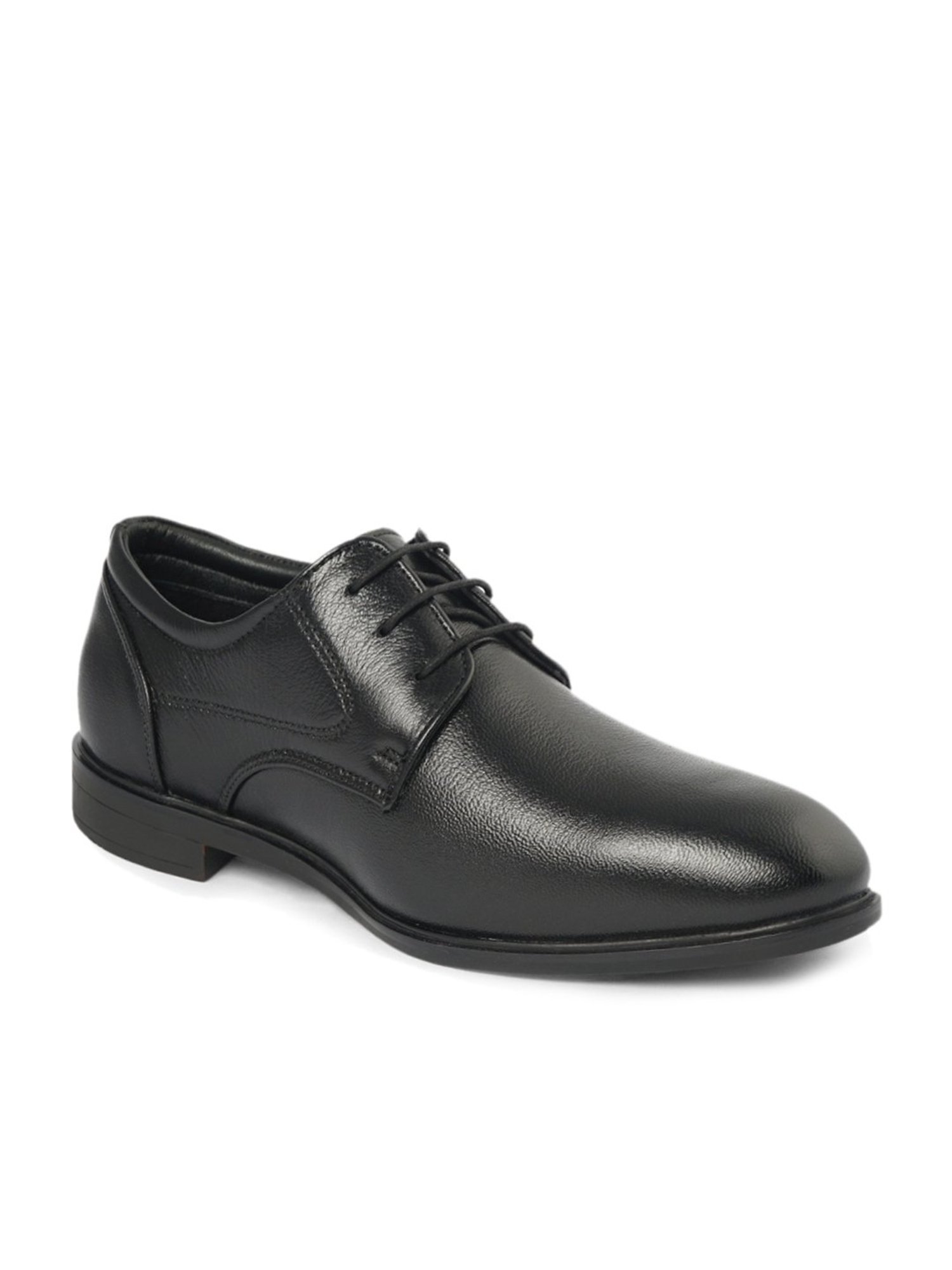 ID Men's Black Derby Shoes