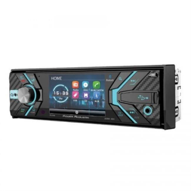 power acoustik pd348b indash 1din 3.4" lcd dvd receiver with bluetooth 4.0