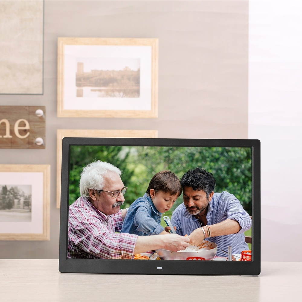 14-inch Digital Photo Frame Electronic Photo Frame Ultra-narrow Side Support 1080P Wall-mounted Advertising Machine