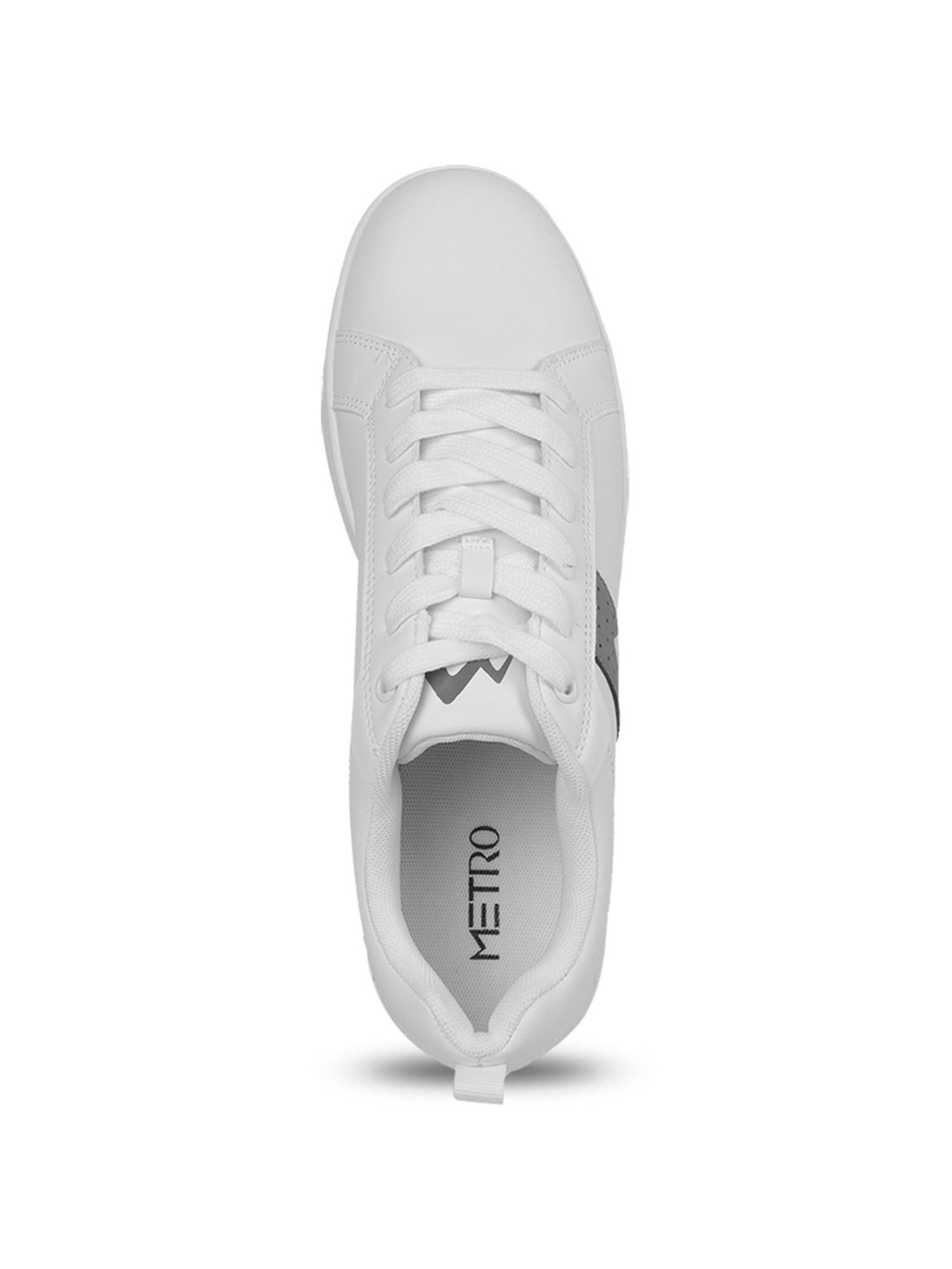 Metro Men's White Casual Sneakers
