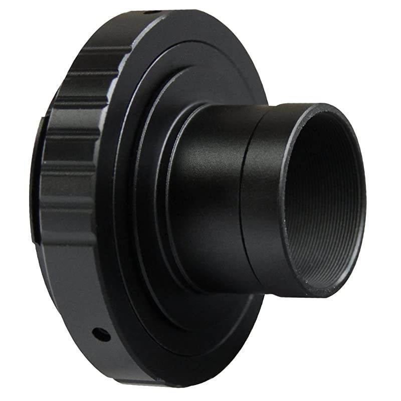 Metal 125 Telescope Camera TAdapter and Nikon T2 TRing Adapter for Nikon DSLR SLR Fits Nikon D90 D80 D70 D60 D50 D40x D40 D800 D700 and All Nikon SLR Cameras