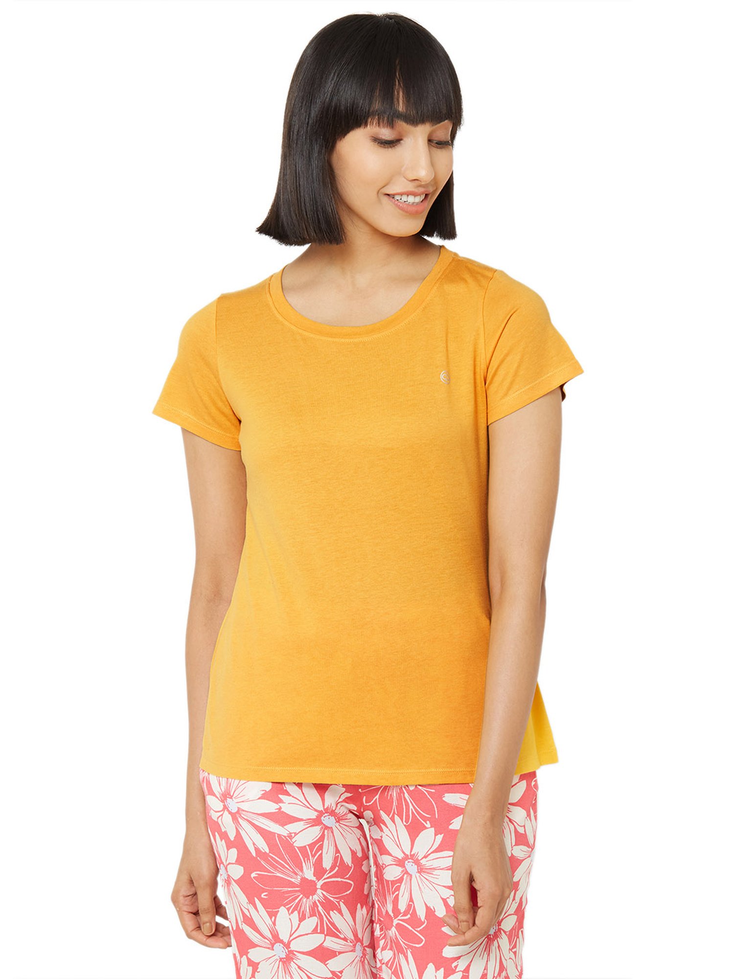 Soie  Multicolor Cotton T-Shirt (Pack Of 2)