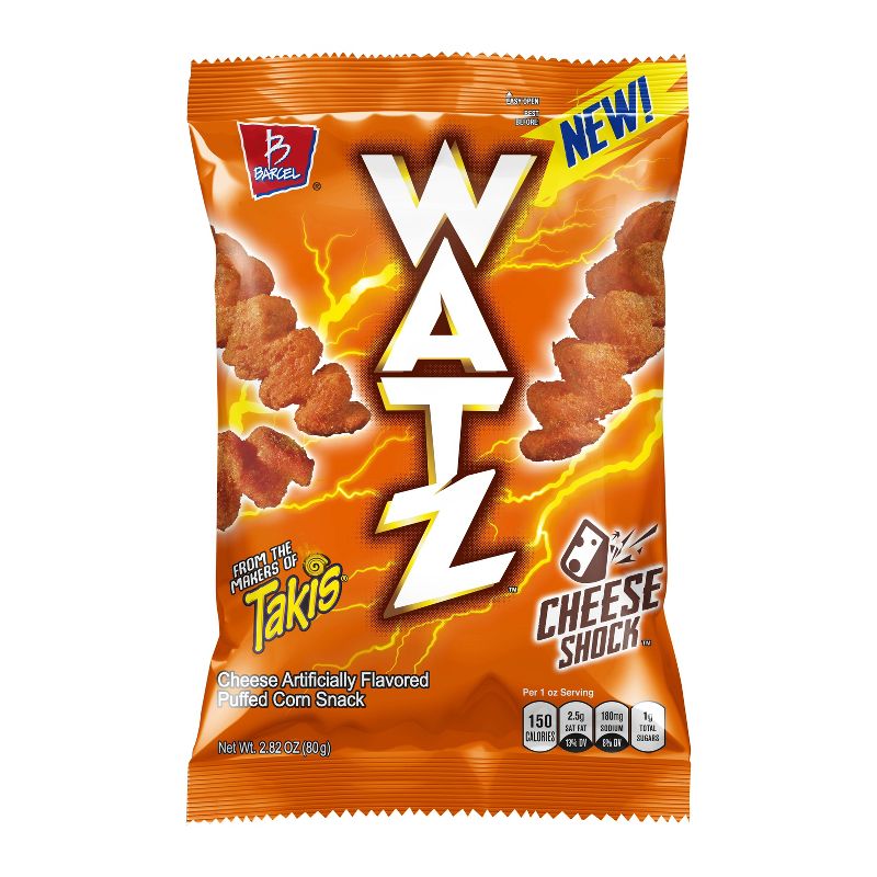Watz Cheese Shock Puffed Snacks - 2.82oz