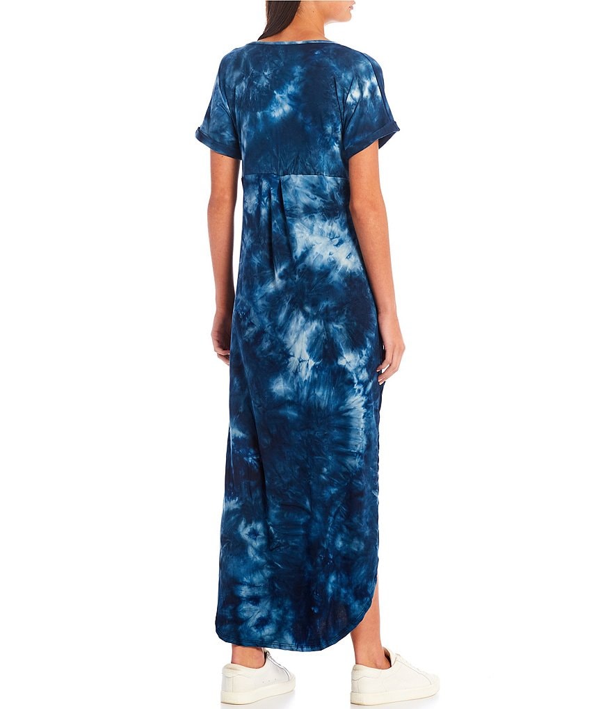 Stilletto's Tie Dye T-Shirt Maxi Dress