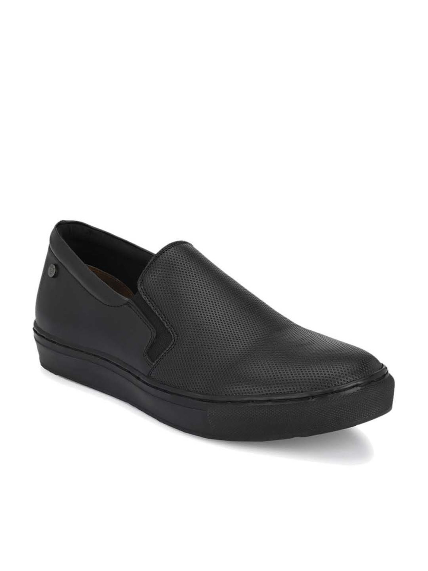 Delize Men's Black Casual Loafers