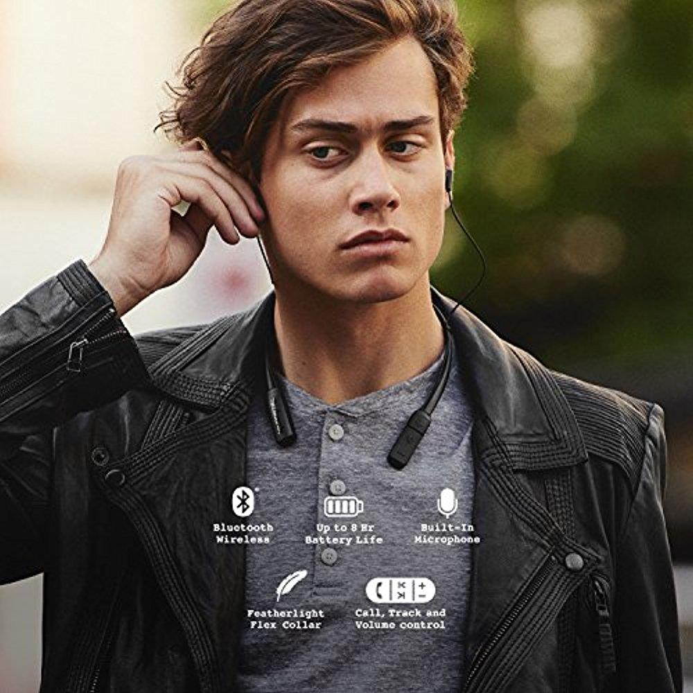 Skullcandy Black/Gray/Gray S2IKW-J509 Ink'd Bluetooth Wireless Earbuds with Mic