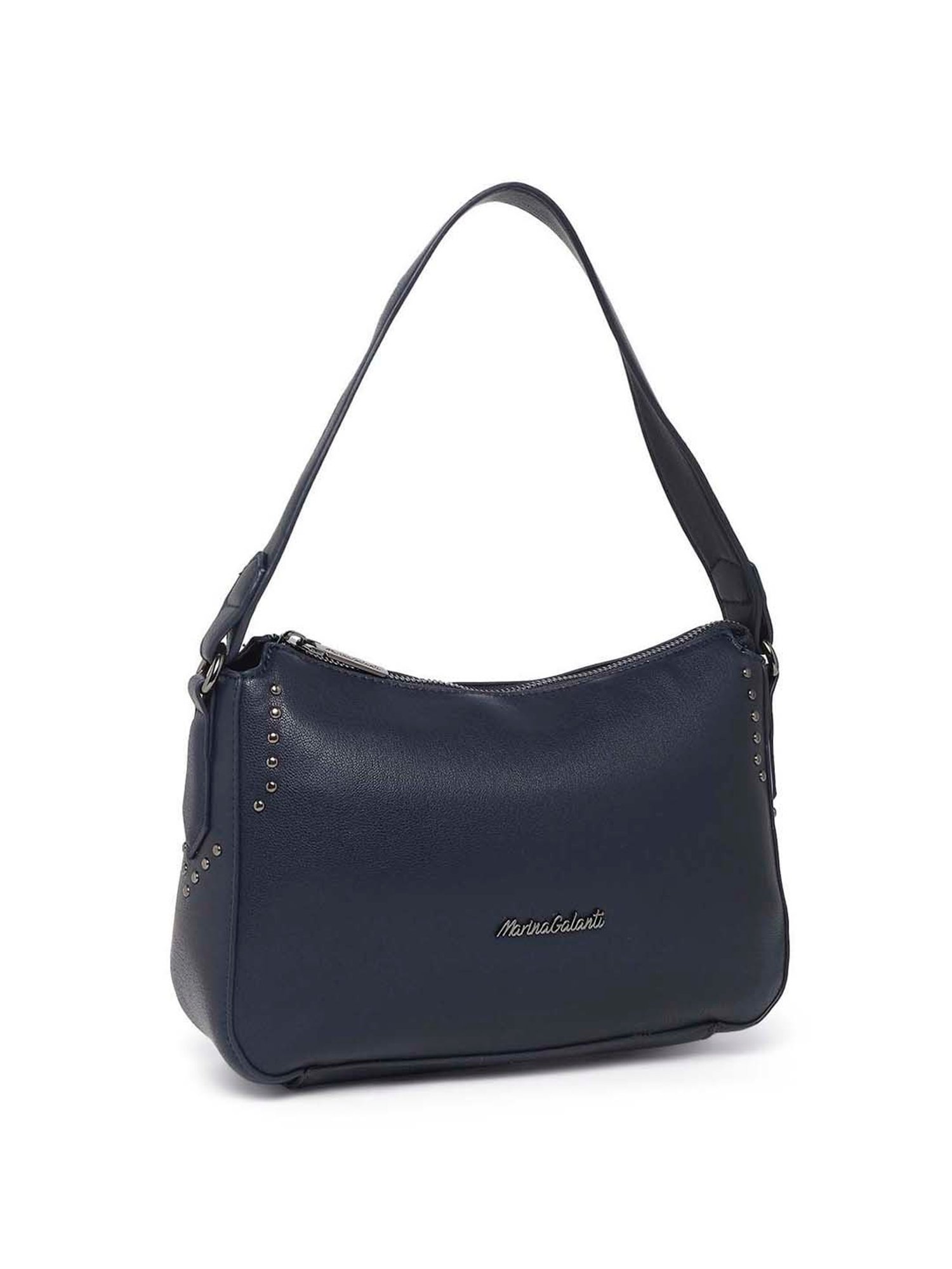 Marina Galanti Navy Solid Medium Sling Handbag