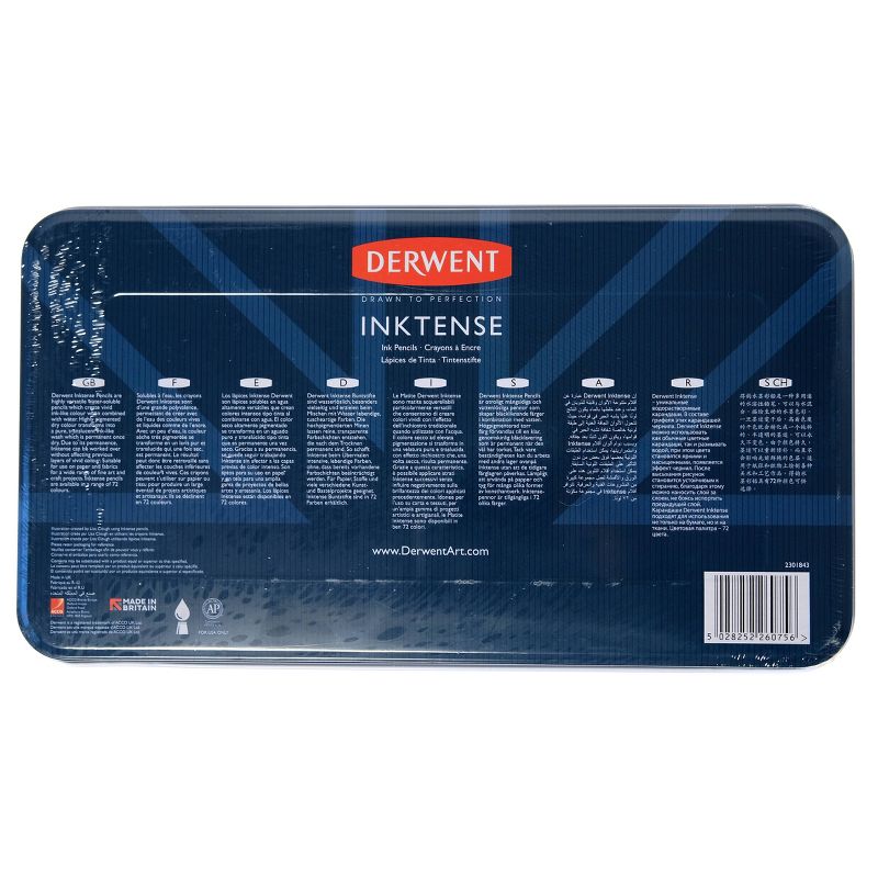 Inktense Pencil Set 72ct - Derwent