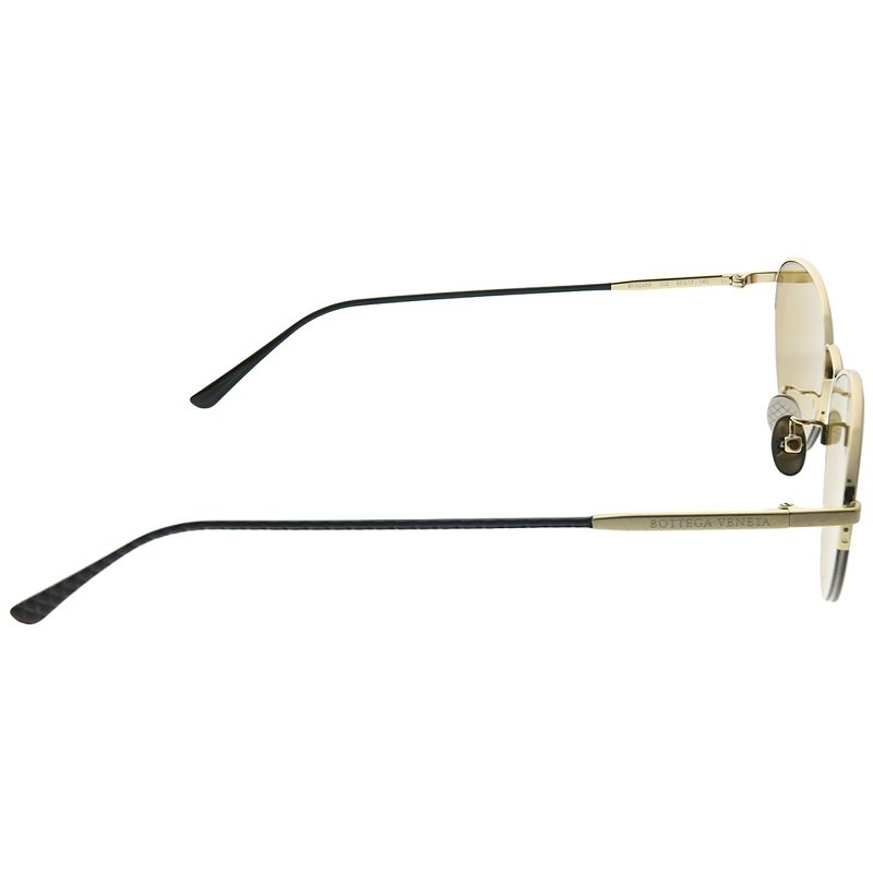 Bottega Veneta Fashion DNA BV 0245S 002 Womens Geometric Sunglasses Gold 60mm