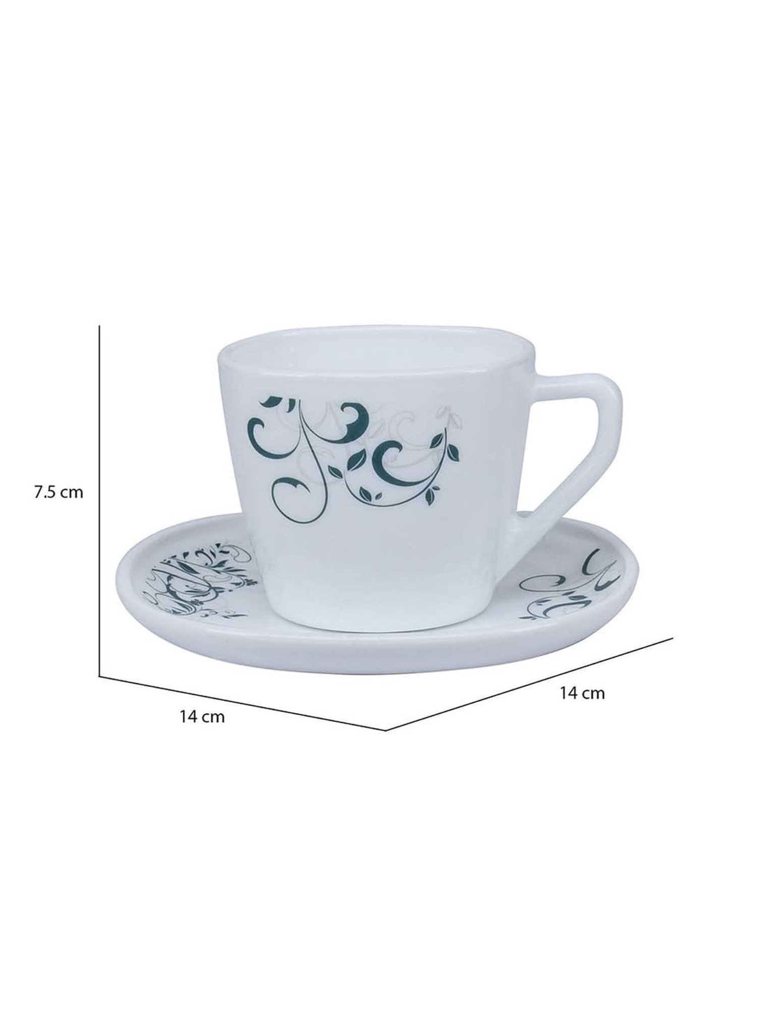 Luminarc Transparent Glass Rozana Coffee Set