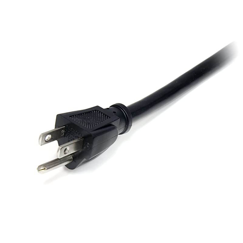 com 10 ft 14 AWG Computer Power Cord NEMA515P to C13 Power Cable IEC 60320 C13 to NEMA 515 M 10 ft Black PXT1011410