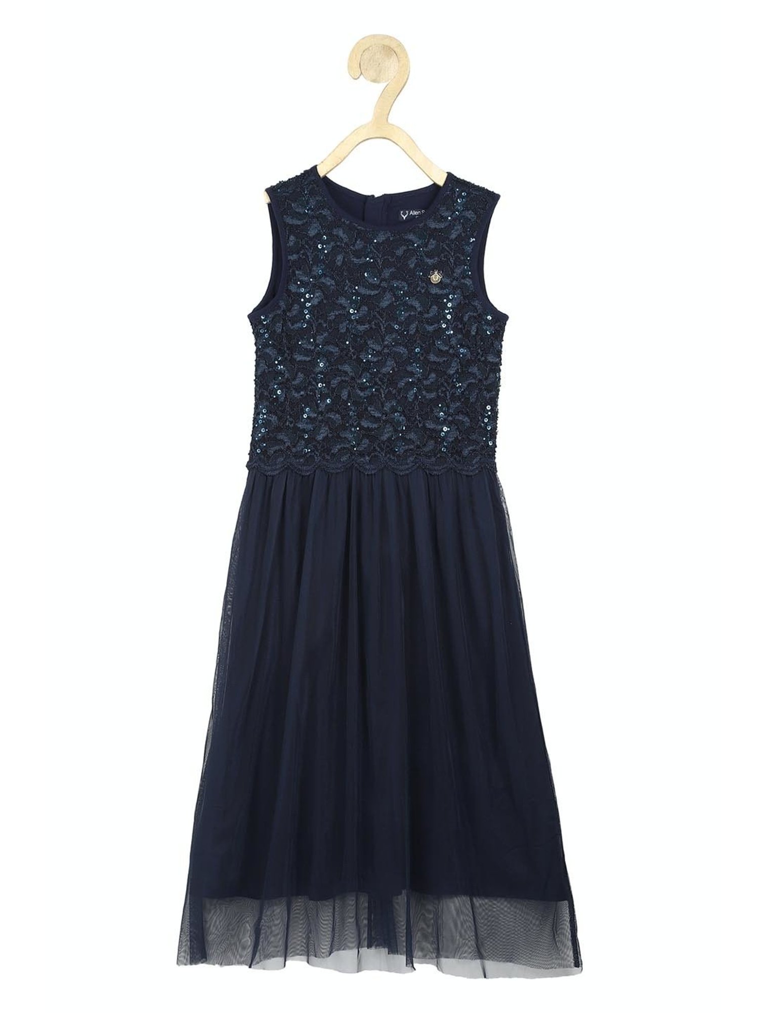 Allen Solly Junior Navy Embellished Dress
