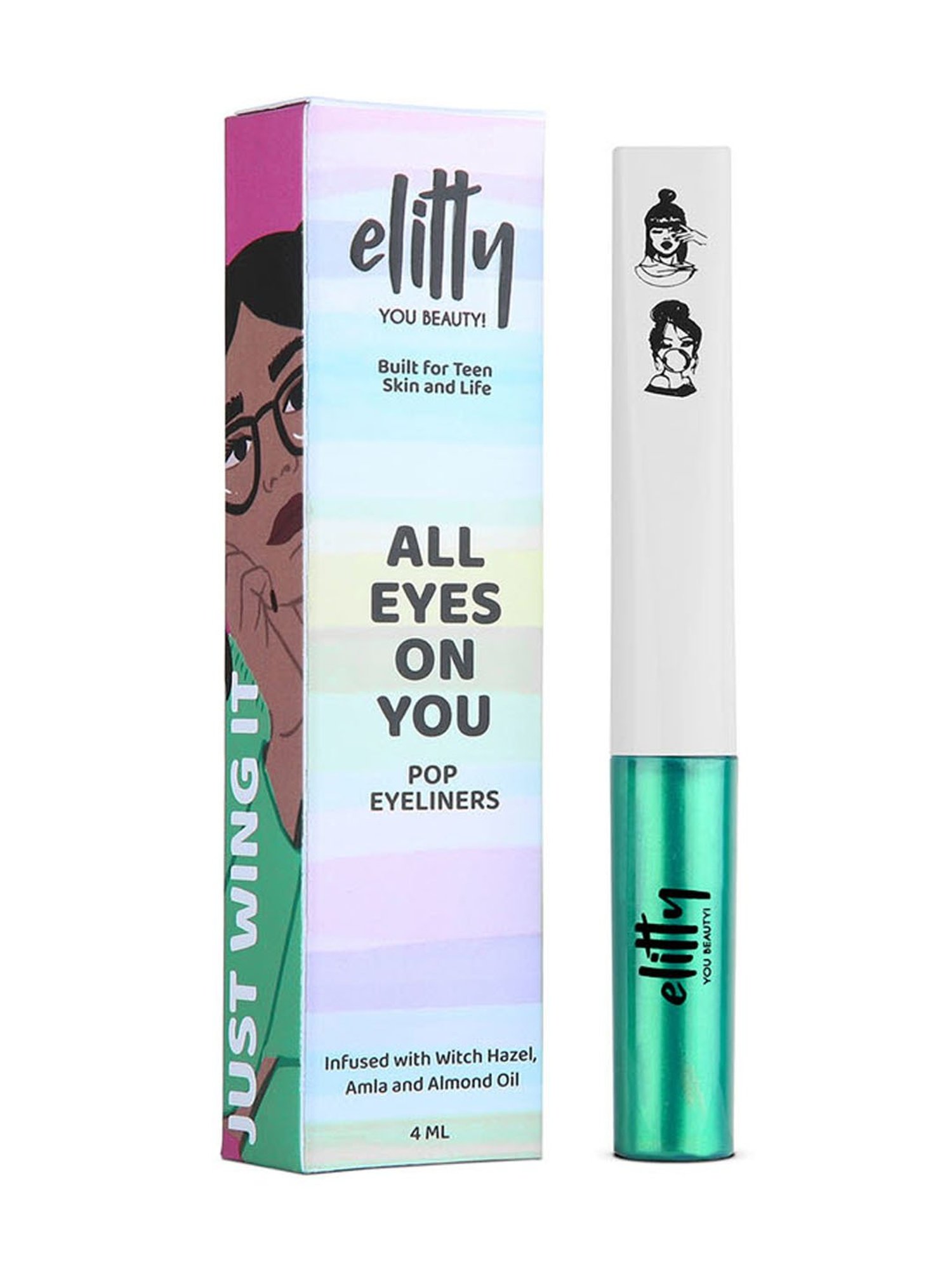 Elitty All Eyes on You Pop Eyeliner - Power Move (Metallic Emerald) - 4 ml