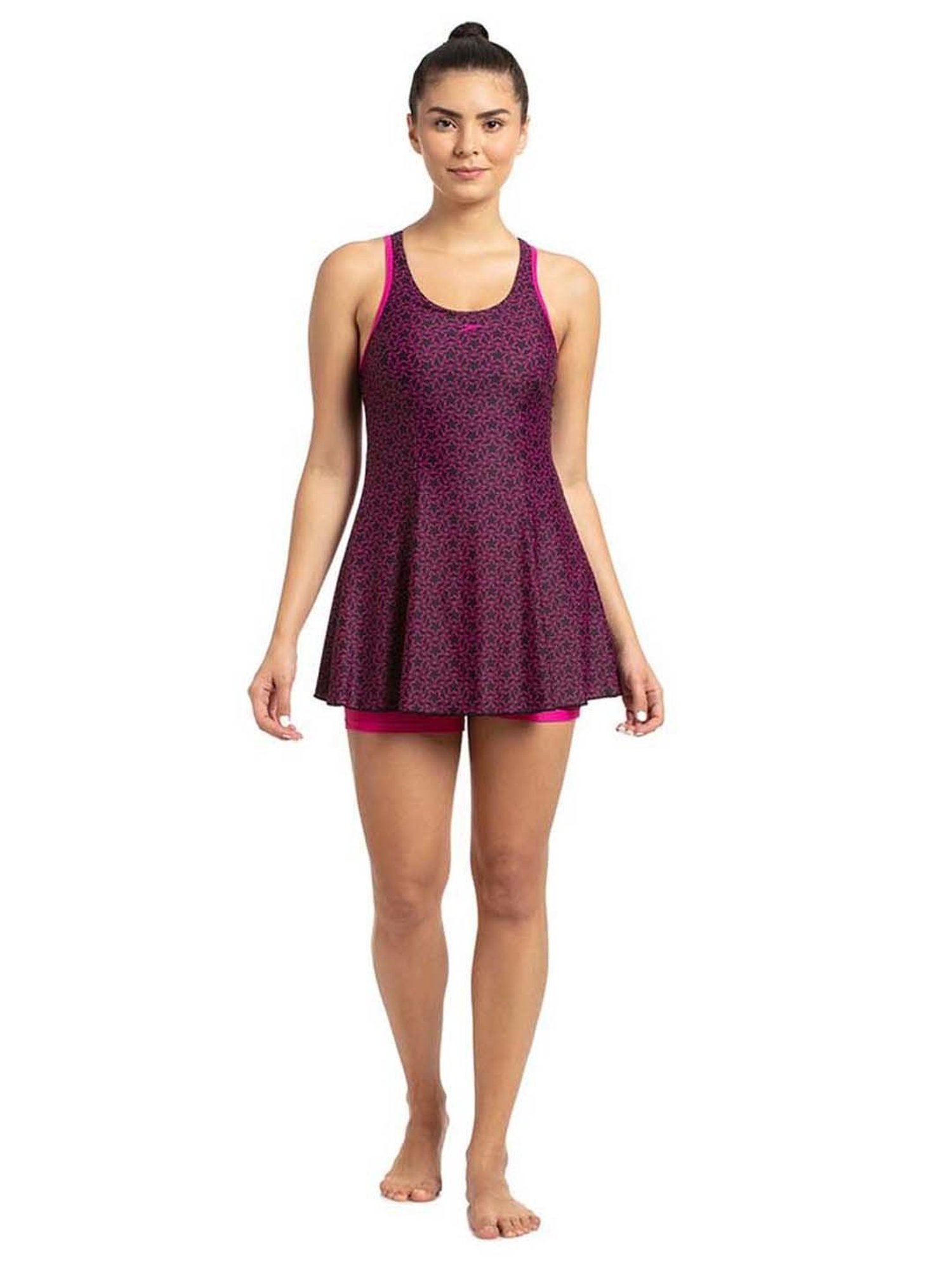 Speedo Pink Printed Swimwear