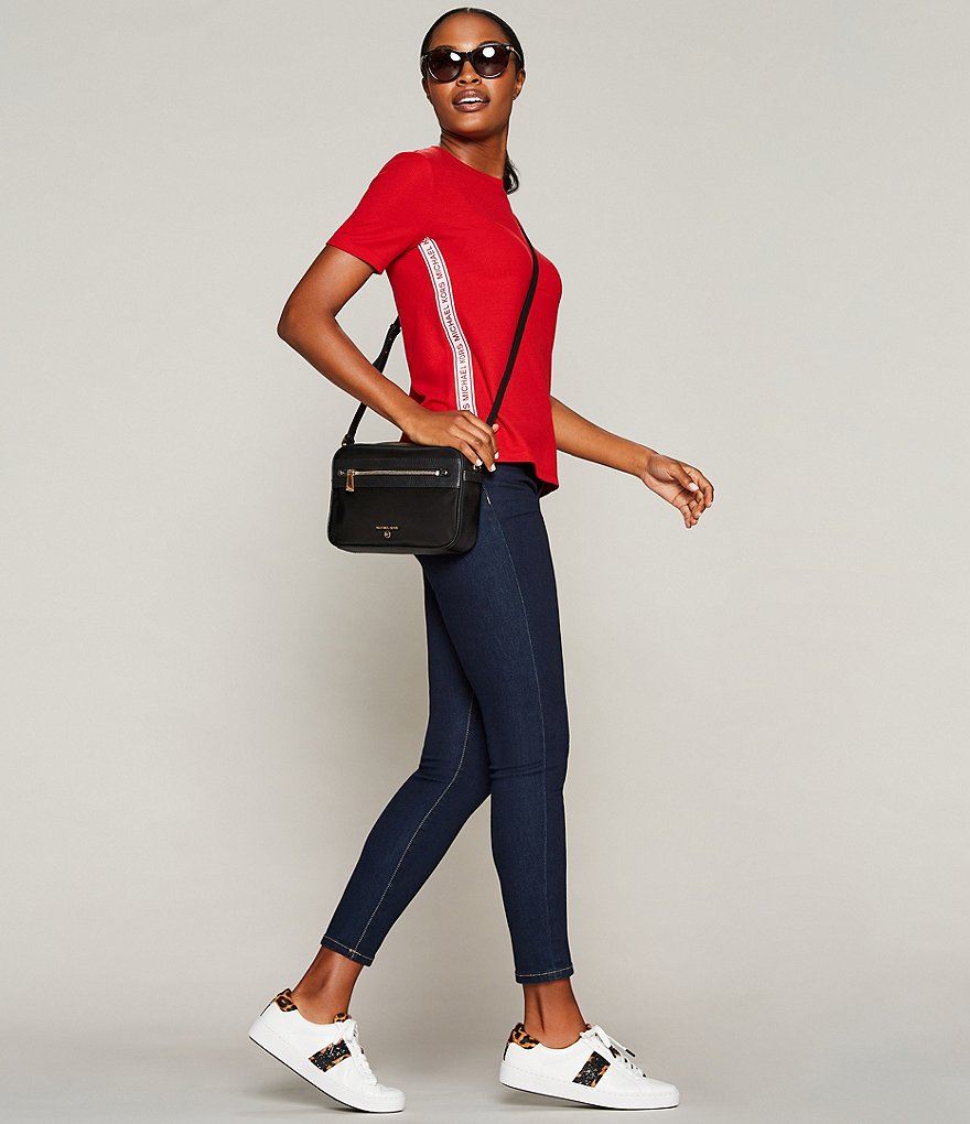 Karen Kane Short Sleeve Tie-Dye Hoodie