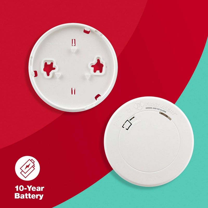 First Alert PRC710V Slim Smoke & Carbon Monoxide Detector with Voice Location and Photoelectric Sensor