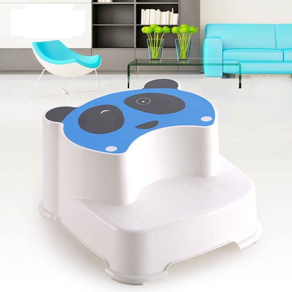 Dear customer: If the product has different styles, colors or models, please Email us after placing the order.Kids Panada Double Ottoman Stool Children Multifunction Plastic Chair